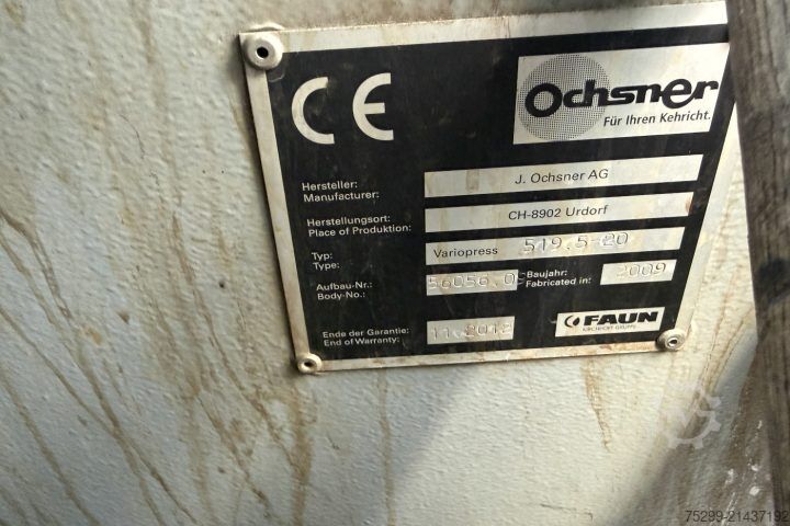 Garbage truck Scania P320LB 6x2*4 PowerPress 21 / Swiss-Vehicle