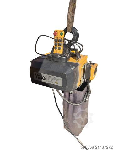 Yale CPVF 10-8 NE chain hoist, 1000 kg, year 2019, radio remote control Wciągnik łańcuchowy Yale CPVF 10-8 NE 1000 kg 2019 sterowanie radiowe Wciągnik łańcuchowy Yale CPVF 10-8 NE 1000 kg 2019 sterowanie radiowe