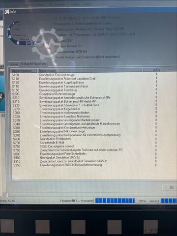 Cnc Werkzeugschleifmaschine Schütte 305 linear