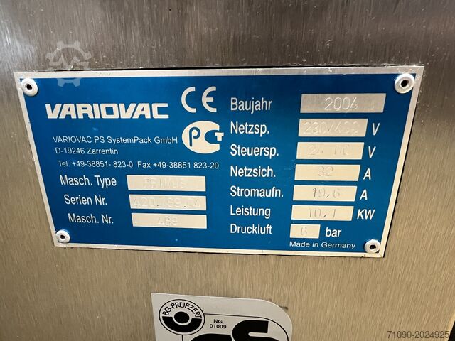 Slicing & packing line CFS Uni-Slicer Variovac