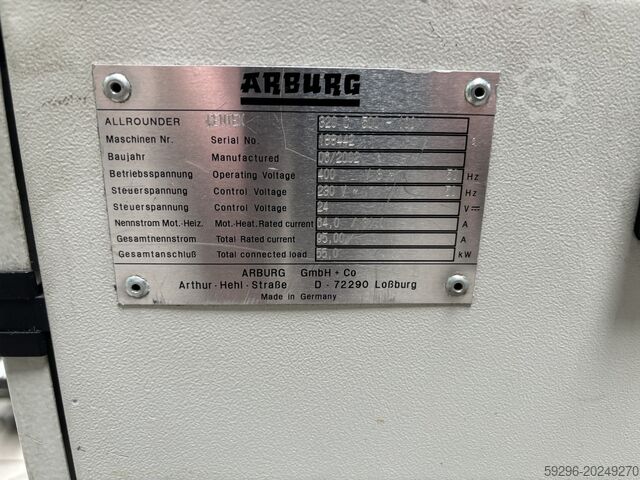 Injection molding machine Arburg 320C 500-100 mit Multilift