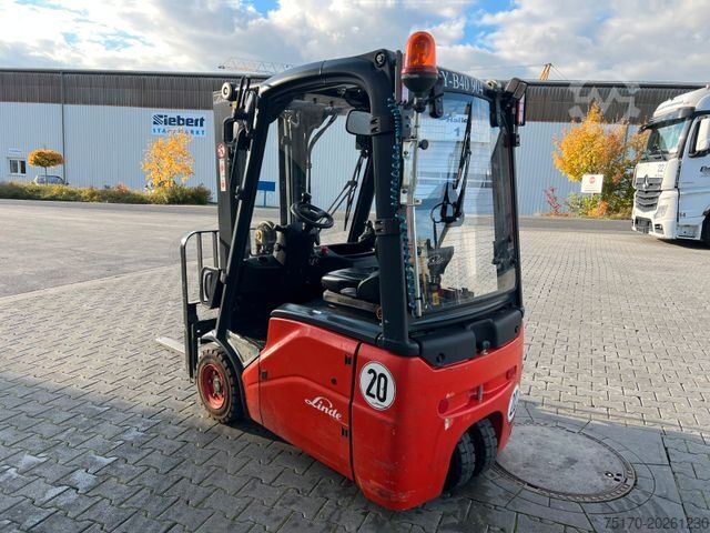 Front loader forklift LINDE E14 - 01 / Triplex: 4.10m! / SS / nur 986h!