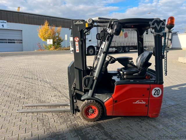 Front loader forklift LINDE E14 - 01 / Triplex: 4.10m! / SS / nur 986h!