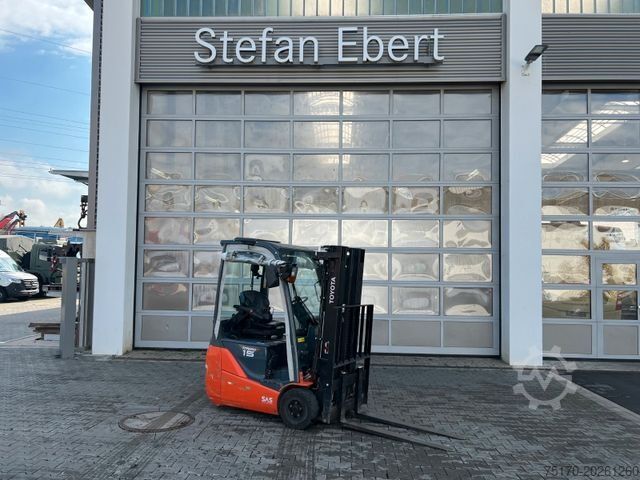 Front loader forklift TOYOTA 8FBET15 / Triplex: 4.30m / nur 1.187h! / SS