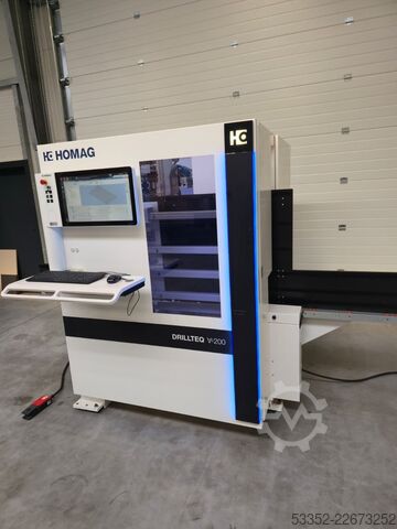 Vertical wood machining center Homag Drillteq 050