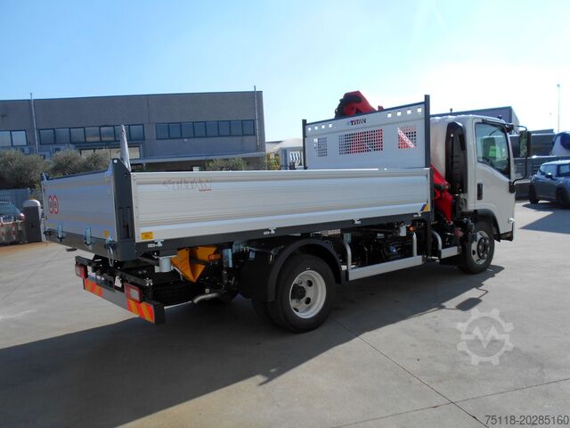 Tipper van Isuzu M30 - GRU PALFINGER PK5001 + RIBALTABILE