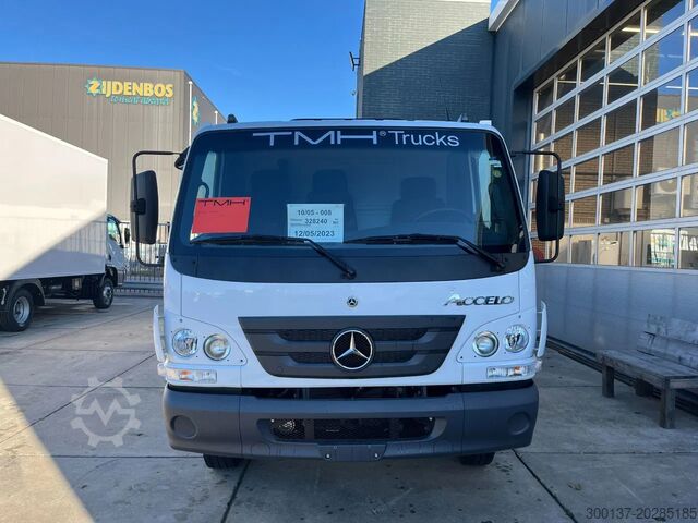 Platform trailer Mercedes-Benz Accelo 915 4x2 Flatbed with dropsides