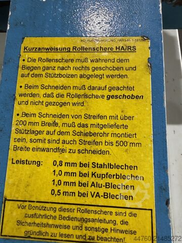 Sheet metal folder Schechtl HA 310