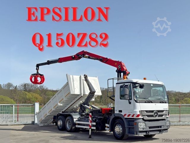 Abrollkipper MERCEDES-BENZ ACTROS 2536 * Abrollkipper + EPSILON Q150Z82