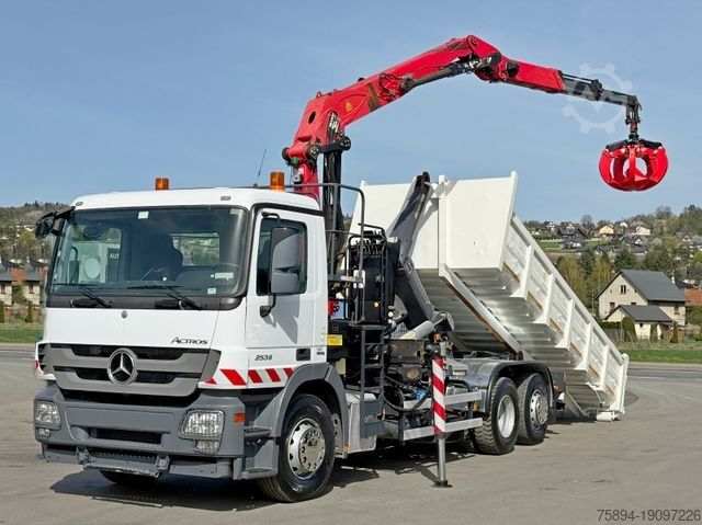 Abrollkipper MERCEDES-BENZ ACTROS 2536 * Abrollkipper + EPSILON Q150Z82