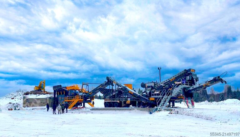 Brechanlage/Mobile Brechanlage FABO Mobile Crushing Plant Mobile Jaw Crusher MCK-115