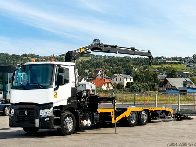 Abschleppwagen LKW RENAULT T 380 Abschleppwagen 8,00 m HIAB 111 B-2 + FUNK