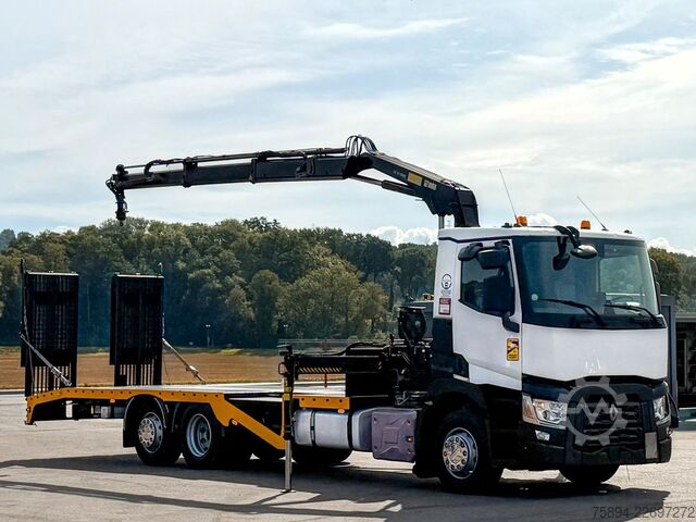 Abschleppwagen LKW RENAULT T 380 Abschleppwagen 8,00 m HIAB 111 B-2 + FUNK