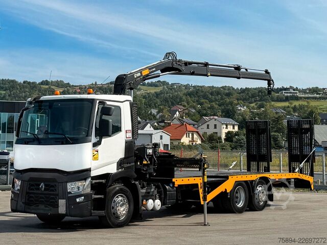 Abschleppwagen LKW RENAULT T 380 Abschleppwagen 8,00 m HIAB 111 B-2 + FUNK