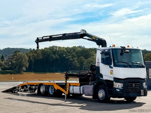 Autokran RENAULT T 380 Abschleppwagen 8,00 m HIAB 111 B-2 + FUNK