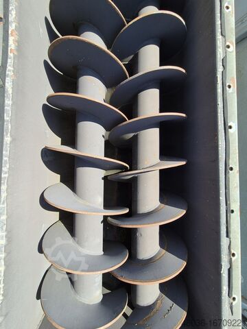 Twin-shaft screw conveyor Saxlund Förderschnecke