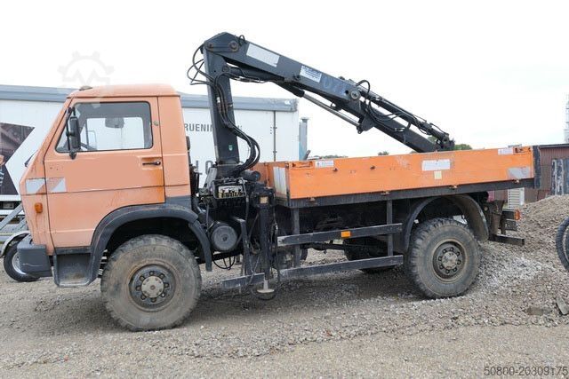 Pick-up van MAN 9.150 4x4, Allrad, Hiab 071 AW, Einzelbereifung