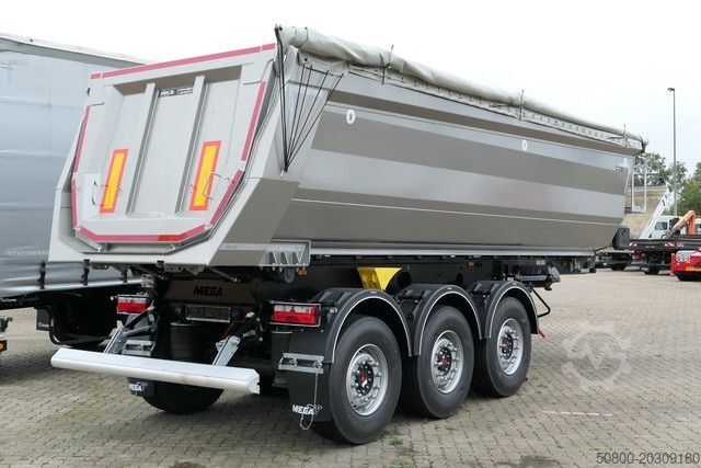 Kipper Auflieger MEGA MNW, Stahl, Hardox, 25m³, SAF, Luft-Lift, Plane