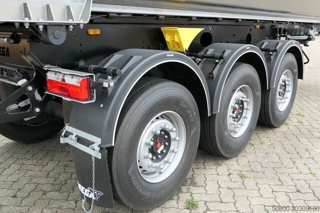 Kipper Auflieger MEGA MNW, Stahl, Hardox, 25m³, SAF, Luft-Lift, Plane