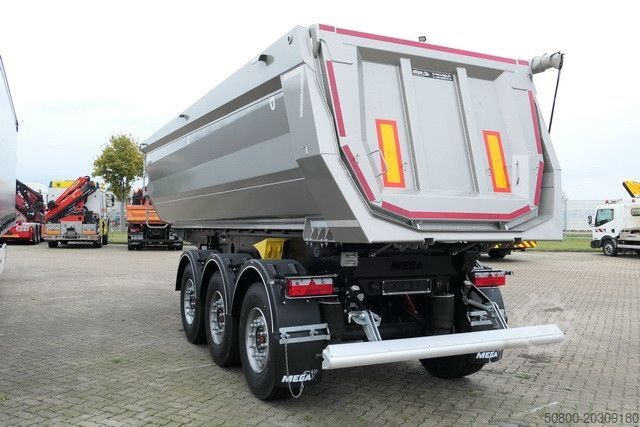 Kipper Auflieger MEGA MNW, Stahl, Hardox, 25m³, SAF, Luft-Lift, Plane