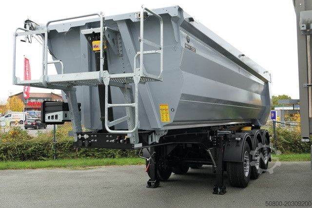 Kipper Auflieger MEGA MNW, Stahl, Hardox, 25m³, SAF, Luft-Lift, Plane