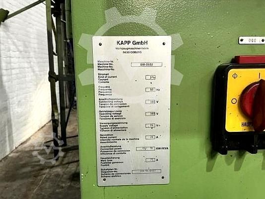 Verzahnungsmaschine KAPP PAS 383 CNC