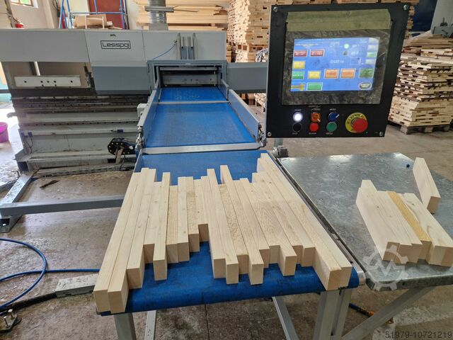 Keilzinkenanlage semi-automatisch Lesspoj Linija za dolzinsko spajanje