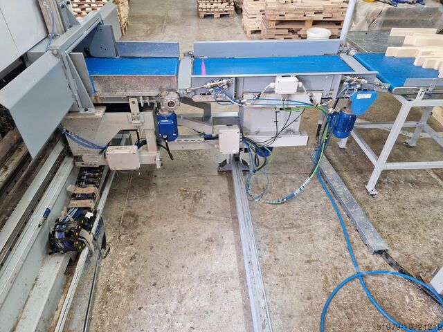 Keilzinkenanlage semi-automatisch Lesspoj Linija za dolzinsko spajanje