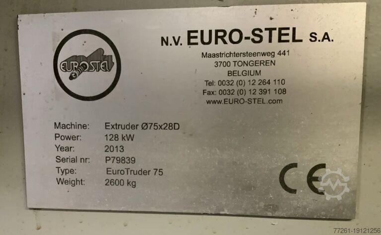 Extruder BLOW EXTRUDER HDPE Euro-Stel EuroTruder 75