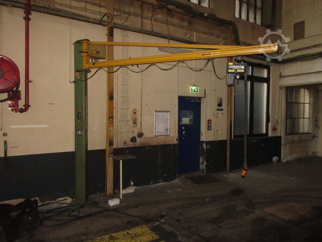 Saeulenschwenkkran Schwenkkran Kettenzug Demag KBK Kran Drehkran Hallenkran L 3m Demag KBK1 125Kg + DC Kettenzug H3m