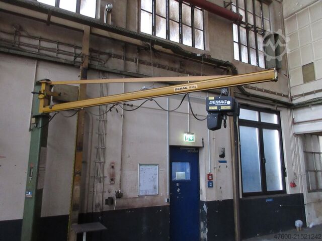 Saeulenschwenkkran Schwenkkran Kettenzug Demag KBK Kran Drehkran Hallenkran L 3m Demag KBK1 125Kg + DC Kettenzug H3m
