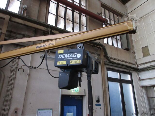 Saeulenschwenkkran Schwenkkran Kettenzug Demag KBK Kran Drehkran Hallenkran L 3m Demag KBK1 125Kg + DC Kettenzug H3m