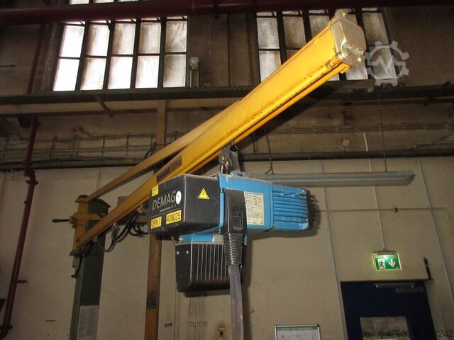 Saeulenschwenkkran Schwenkkran Kettenzug Demag KBK Kran Drehkran Hallenkran L 3m Demag KBK1 125Kg + DC Kettenzug H3m
