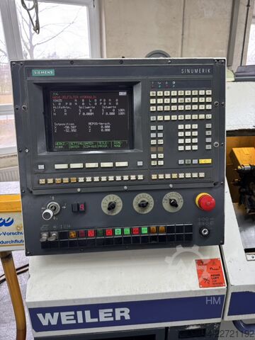 WEILER UD 24 CNC, Bj. 1995 mit IRCO Einzelstangenzuführung IntNr231497 WEILER UD 24 CNC