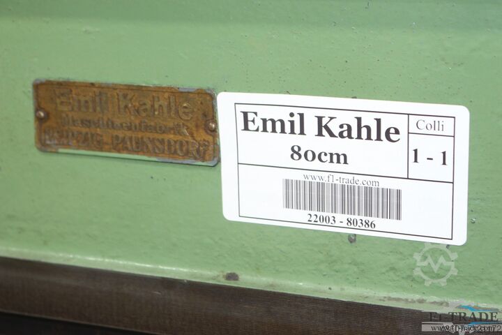 Creasing Machine - manuell Emil Kahle N80