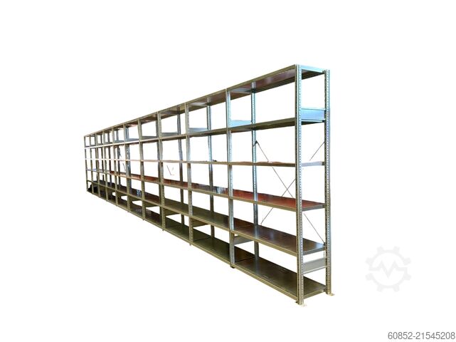 Steckregal 13 lfm SSI Schäfer R3000 Fachbodenregal 249cm hoch, 50cm tief, 6 Lagerebenen