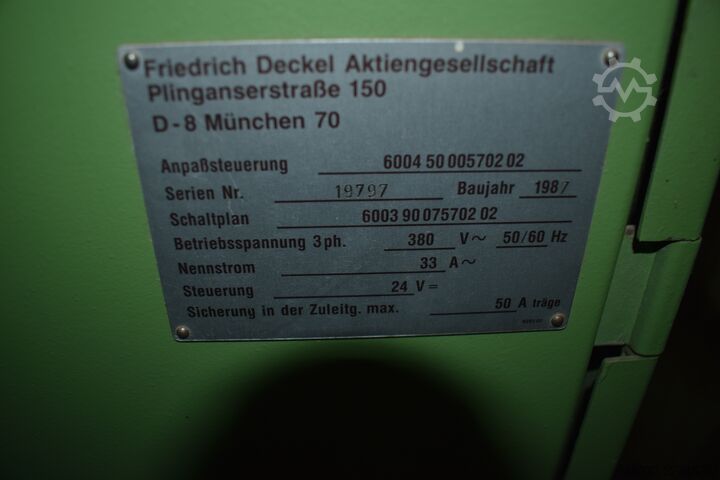 Tool milling machine Deckel FP 5 A