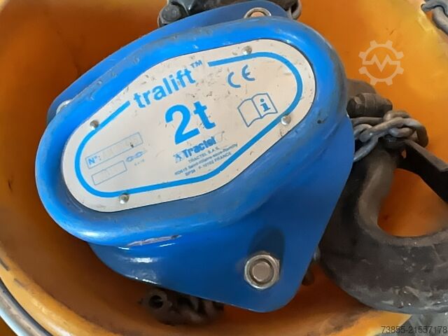 Kleingeräte Package 2x Tractel Tralift 2,0t, 8m (2017, 2014)