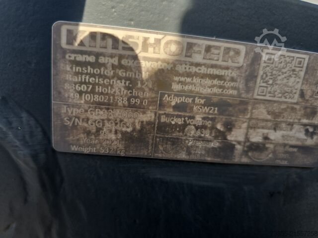 Löffel Kinshofer TL 600 mm KH 21 19-23 tn