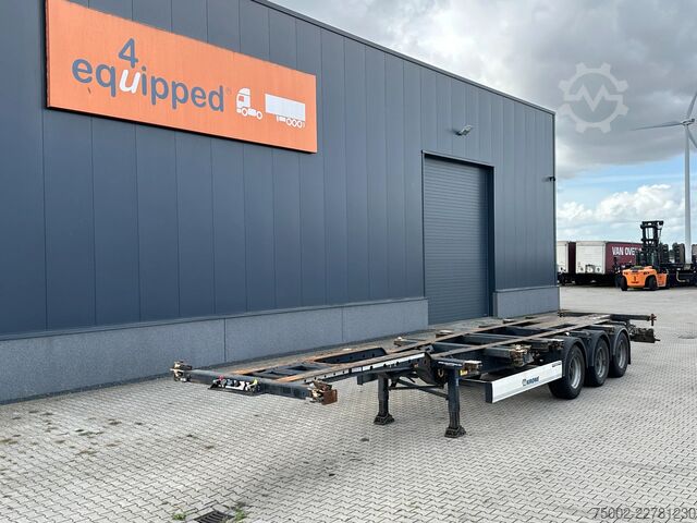 Containertransport Krone 40FT High Cube Chassis / BPW / Trommelrmmen / N...