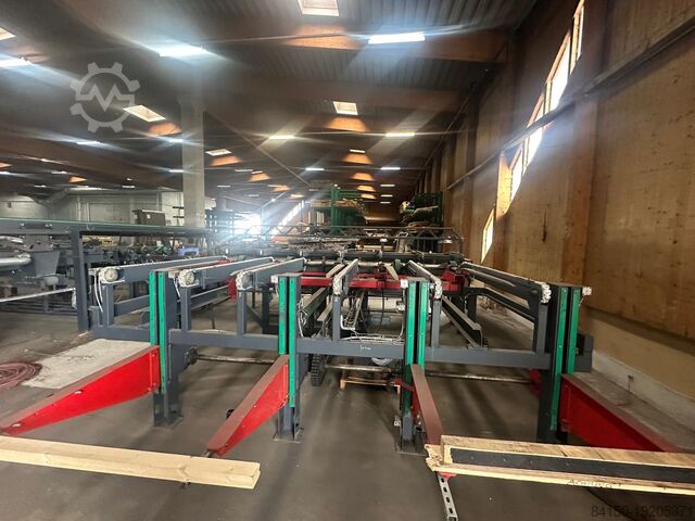 Complete planing line WEINIG 
