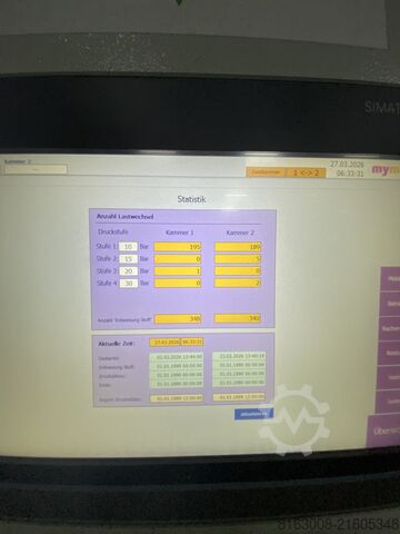 2-chamber pressure disinfestation system Carvex 