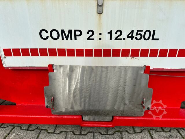 Container Van Hool 20FT  24.900L / 2 comp (2x 12.450L) / UN PORTAB...