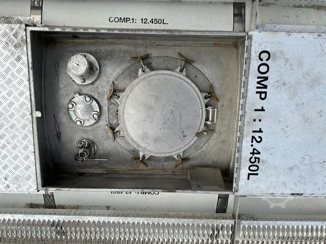 Container Van Hool 20FT  24.900L / 2 comp (2x 12.450L) / UN PORTAB...