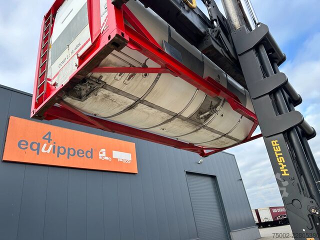 Container Van Hool 20FT  24.900L / 2 comp (2x 12.450L) / UN PORTAB...