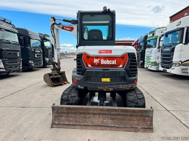 Minibagger BOBCAT E60 * KLIMA * 1.700 H * 2 X LÖFFEL * 1. HAND *