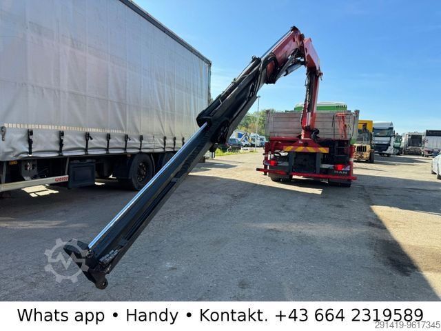 Kipper LKW MAN TGS 24.400 6x2/2 BLS Kipper mit Kran Bj 2009