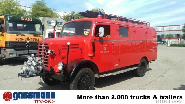 Fire truck Borgward BORGWARD B522-A0 4x4 Löschgruppenfahrzeug LF 8/TS