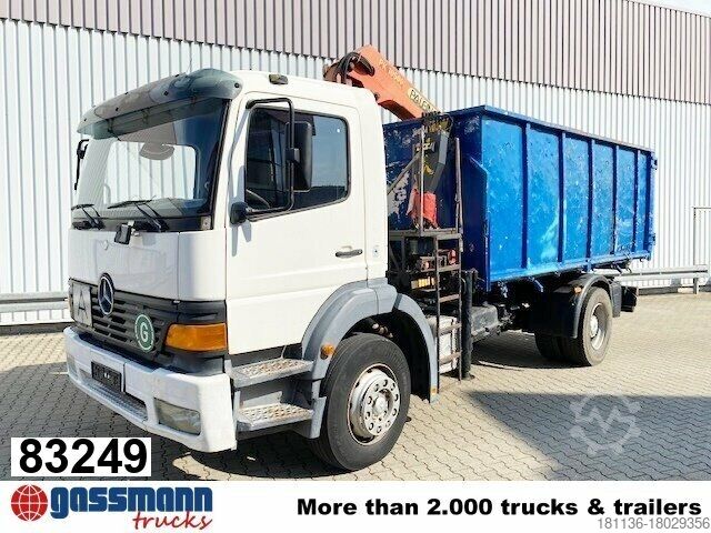 Kipper LKW Mercedes-Benz Atego 1823 4x2 mit Kran Palfinger PK10500, Kipper