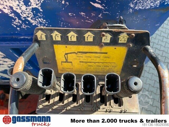 Kipper LKW Mercedes-Benz Atego 1823 4x2 mit Kran Palfinger PK10500, Kipper